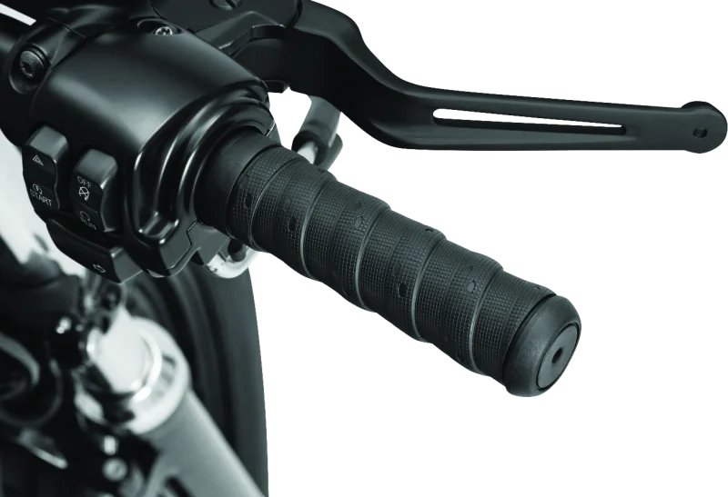 Kuryakyn Classic Wrap Grips 1in Black - Side View