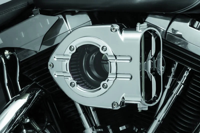 Kuryakyn Clear Trap Door Standard Hypercharger - Side View