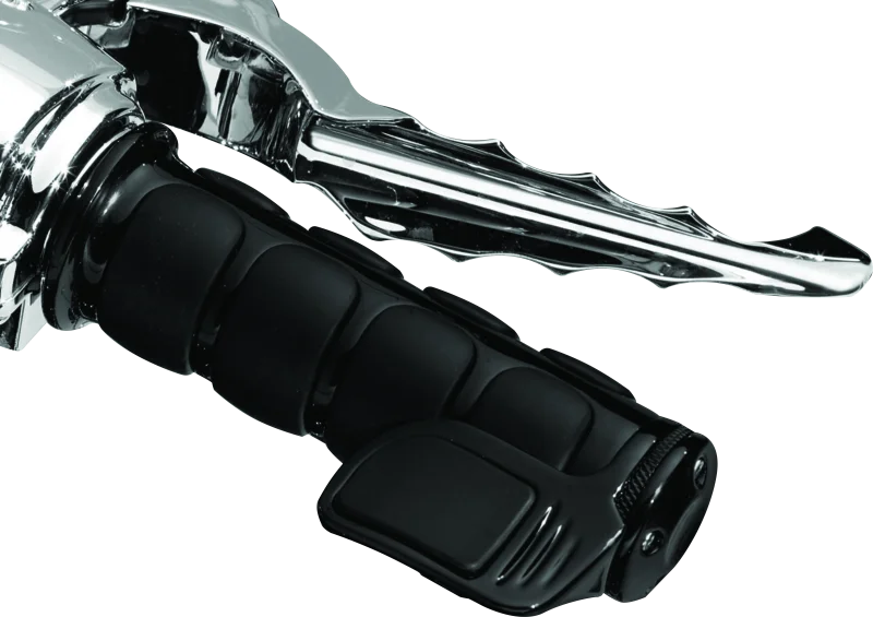Kuryakyn Contoured ISO Throttle Boss Black - Side View