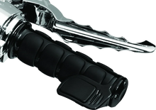 Load image into Gallery viewer, Kuryakyn Contoured ISO Throttle Boss Black - Side View