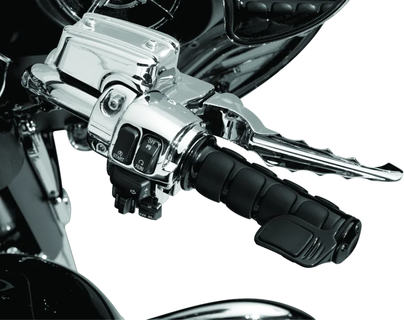 Kuryakyn Contoured ISO Throttle Boss Black - Detail View