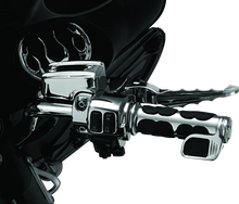 Load image into Gallery viewer, Kuryakyn Contoured ISO Throttle Boss Chrome - Back View