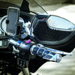 Load image into Gallery viewer, Kuryakyn Contoured ISO Throttle Boss Chrome - Installation View