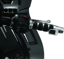 Load image into Gallery viewer, Kuryakyn Contoured ISO Throttle Boss For GL1800 Models Chrome - Side View
