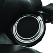 Load image into Gallery viewer, Kuryakyn Corona Speaker Grills Chrome - Side View