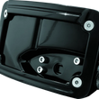 Load image into Gallery viewer, Kuryakyn Curved Horizontal Mount Side License Plate Holder Gloss Black