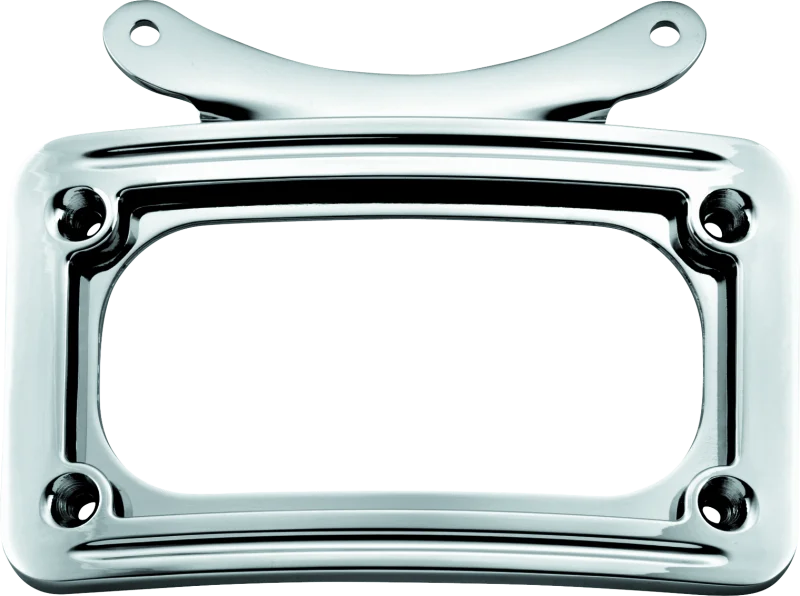 Kuryakyn Curved License Plate Frame Chrome