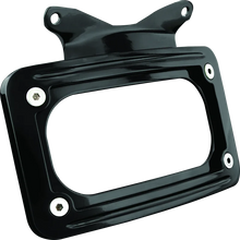 Load image into Gallery viewer, Kuryakyn Curved License Plate Mount Black - Main Product View