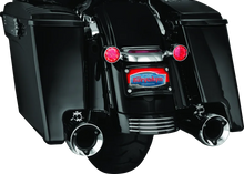 Load image into Gallery viewer, Kuryakyn Curved License Plate Mount Black - Installation View