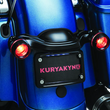 Load image into Gallery viewer, Kuryakyn Curved License Plate Mount Black - Additional View 6
