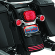 Load image into Gallery viewer, Kuryakyn Curved License Plate Mount Black - Side View