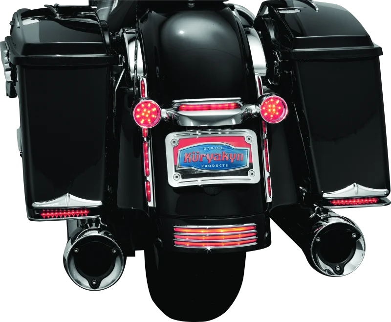 Kuryakyn Curved License Plate Mount Chrome - Additional View 11