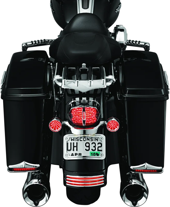 Kuryakyn Curved License Plate Mount Chrome - Additional View 13