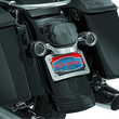 Load image into Gallery viewer, Kuryakyn Curved License Plate Mount Chrome