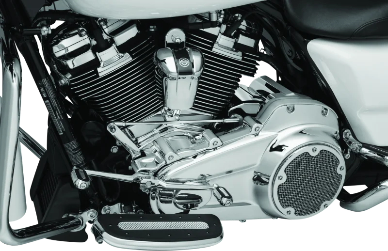 Kuryakyn Cylinder Base Cover Chrome - Side View