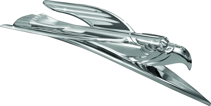 Kuryakyn Deco Eagle Fender Ornament 01-22 Honda GL1800 Chrome - Main Product View