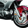 Load image into Gallery viewer, Kuryakyn Deco Eagle Fender Ornament 01-22 Honda GL1800 Chrome - Back View