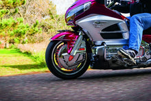 Load image into Gallery viewer, Kuryakyn Deco Eagle Fender Ornament 01-22 Honda GL1800 Chrome - Installation View