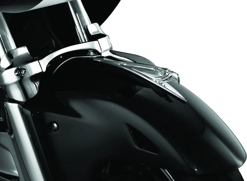 Kuryakyn Deco Eagle Fender Ornament 01-22 Honda GL1800 Chrome - Additional View 8