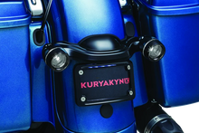 Load image into Gallery viewer, Kuryakyn Deep Dish Bezel For Bullet Turn Signals Smoke Lens Gloss Black - Side View