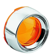 Load image into Gallery viewer, Kuryakyn Deep Dish Bezel With Smoke Lens Chrome