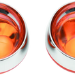 Load image into Gallery viewer, Kuryakyn Deep Dish Bezels With Amber Lenses
