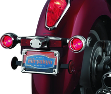 Load image into Gallery viewer, Kuryakyn Deep Dish Bezels With Red Lenses - Back View