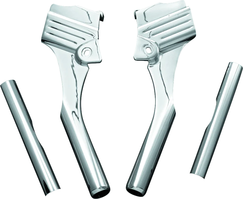 Kuryakyn Deluxe Neck Cover Kit 95-05 Touring Models Chrome - Main Product View