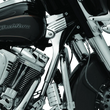 Load image into Gallery viewer, Kuryakyn Deluxe Neck Cover Kit 95-05 Touring Models Chrome - Detail View