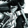 Load image into Gallery viewer, Kuryakyn Deluxe Neck Covers 95-07 Touring Models Chrome - Side View