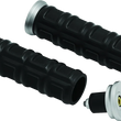 Load image into Gallery viewer, Kuryakyn Dillinger Grips 1in Silver