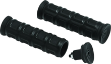 Load image into Gallery viewer, Kuryakyn Dillinger Grips 7/8in Universal Black - Main Product View