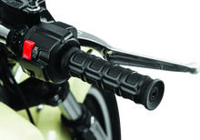 Load image into Gallery viewer, Kuryakyn Dillinger Grips 7/8in Universal Black - Side View