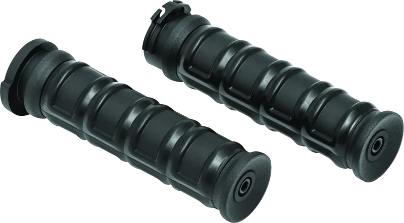 Kuryakyn Dillinger Grips Dual Cable Satin Black - Main Product View