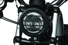 Load image into Gallery viewer, Kuryakyn Dillinger Headlight Trim 5-3/4 Black - Side View