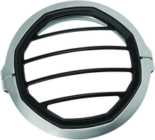 Load image into Gallery viewer, Kuryakyn Dillinger Headlight Trim 5-3/4 Sil - Main Product View