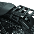 Load image into Gallery viewer, Kuryakyn Dillinger Luggage Rack Black - Side View