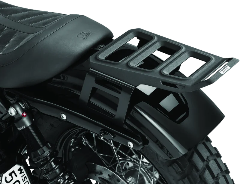 Kuryakyn Dillinger Luggage Rack Black - Side View