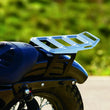 Load image into Gallery viewer, Kuryakyn Dillinger Luggage Rack Silver - Side View