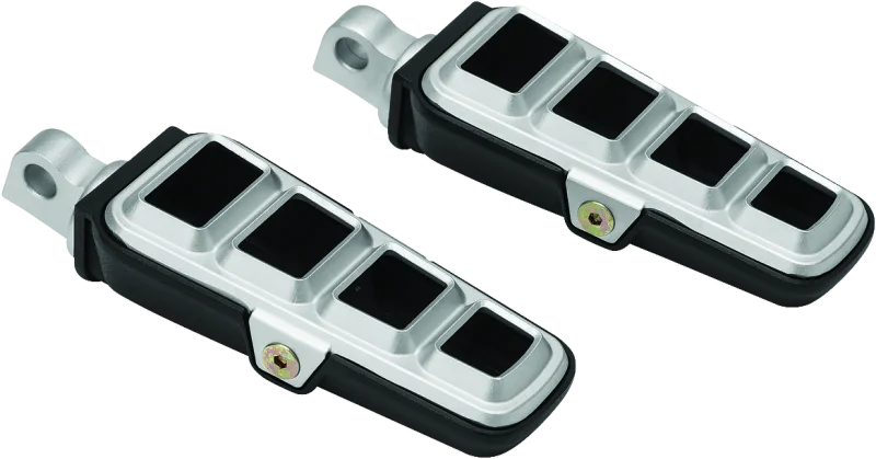 Kuryakyn Dillinger Pegs With Male Mount Adapter Silver - Main Product View