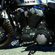 Load image into Gallery viewer, Kuryakyn Dillinger Pegs With Male Mount Adapter Silver - Additional View 5