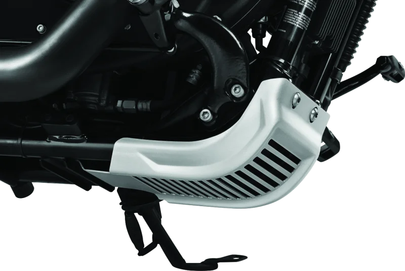 Kuryakyn Dillinger Skid Plate Silver - Detail View