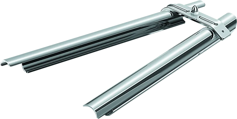 Kuryakyn Downtube Covers 00-06 Softail Chrome - Main Product View