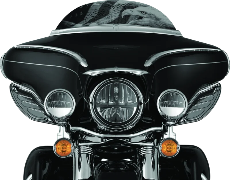 Kuryakyn Dragon Wing Air Deflectors Dark Smoke