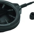 Load image into Gallery viewer, Kuryakyn Drink Holder With Basket Perch Mount Gloss Black - Main Product View