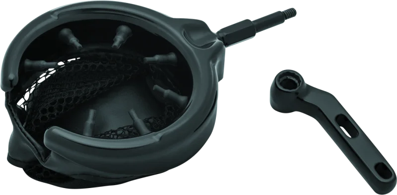 Kuryakyn Drink Holder With Basket Perch Mount Gloss Black - Main Product View