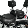 Load image into Gallery viewer, Kuryakyn Driver Backrest Most Softail Models Chrome - Side View