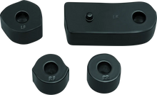 Load image into Gallery viewer, Kuryakyn Driver Floorboard Spacers 18-Up Softail Models Gloss Black - Main Product View