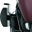 Load image into Gallery viewer, Kuryakyn Driver Floorboard Spacers 18-Up Softail Models Gloss Black - Side View