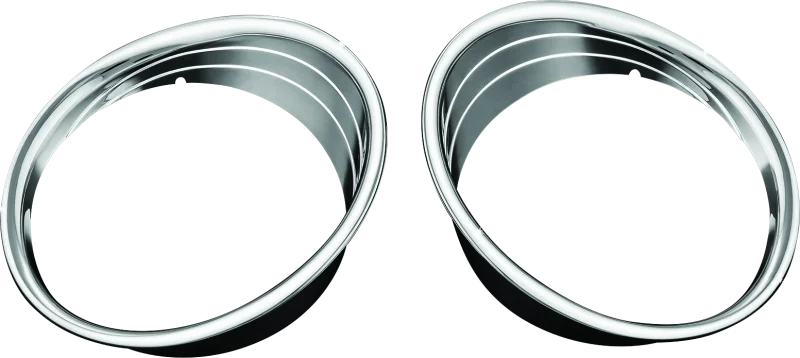 Kuryakyn Driving Light Bezels Indian Chrome - Main Product View